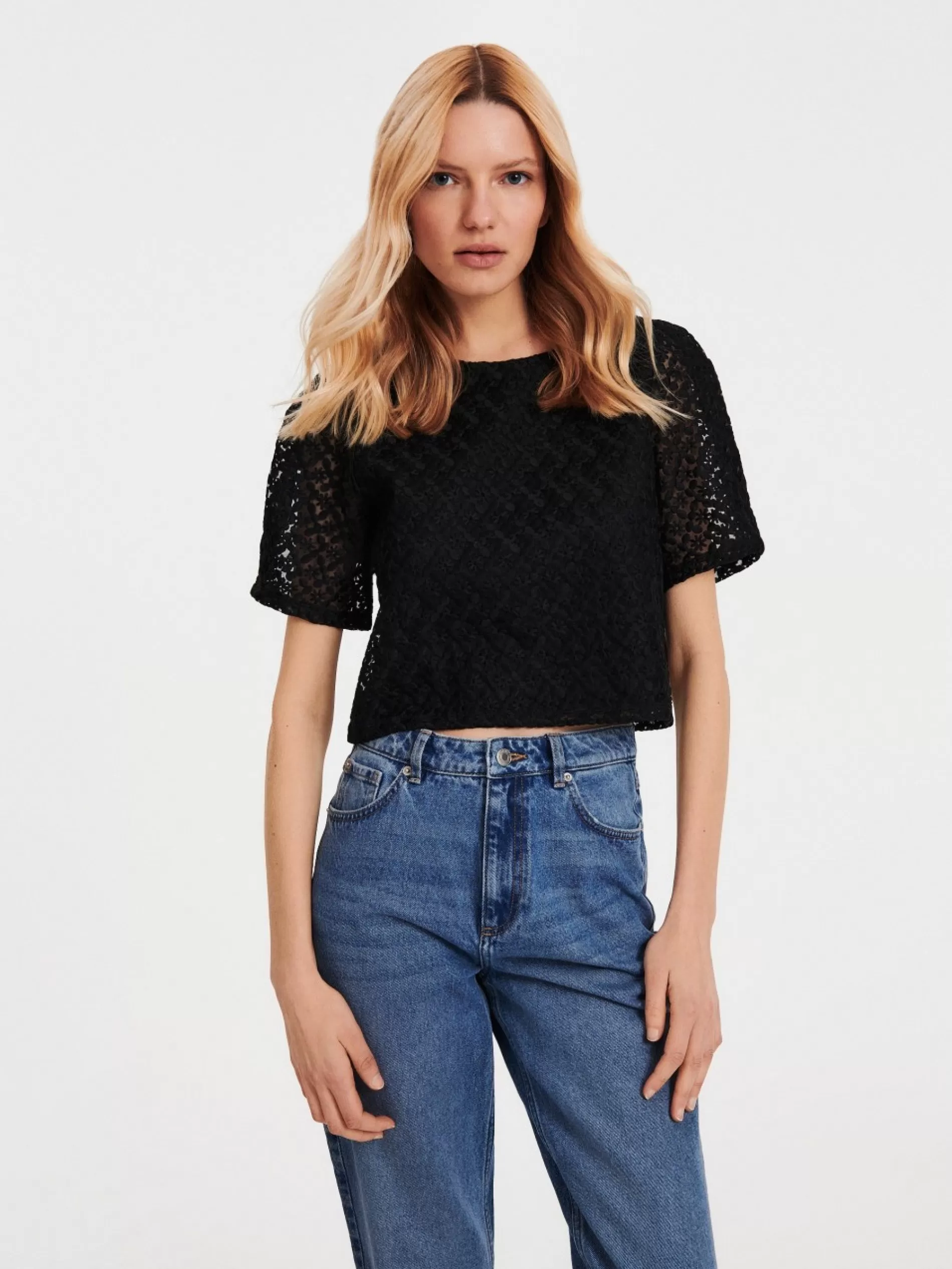 RESERVED Azurowy Crop Top Discount