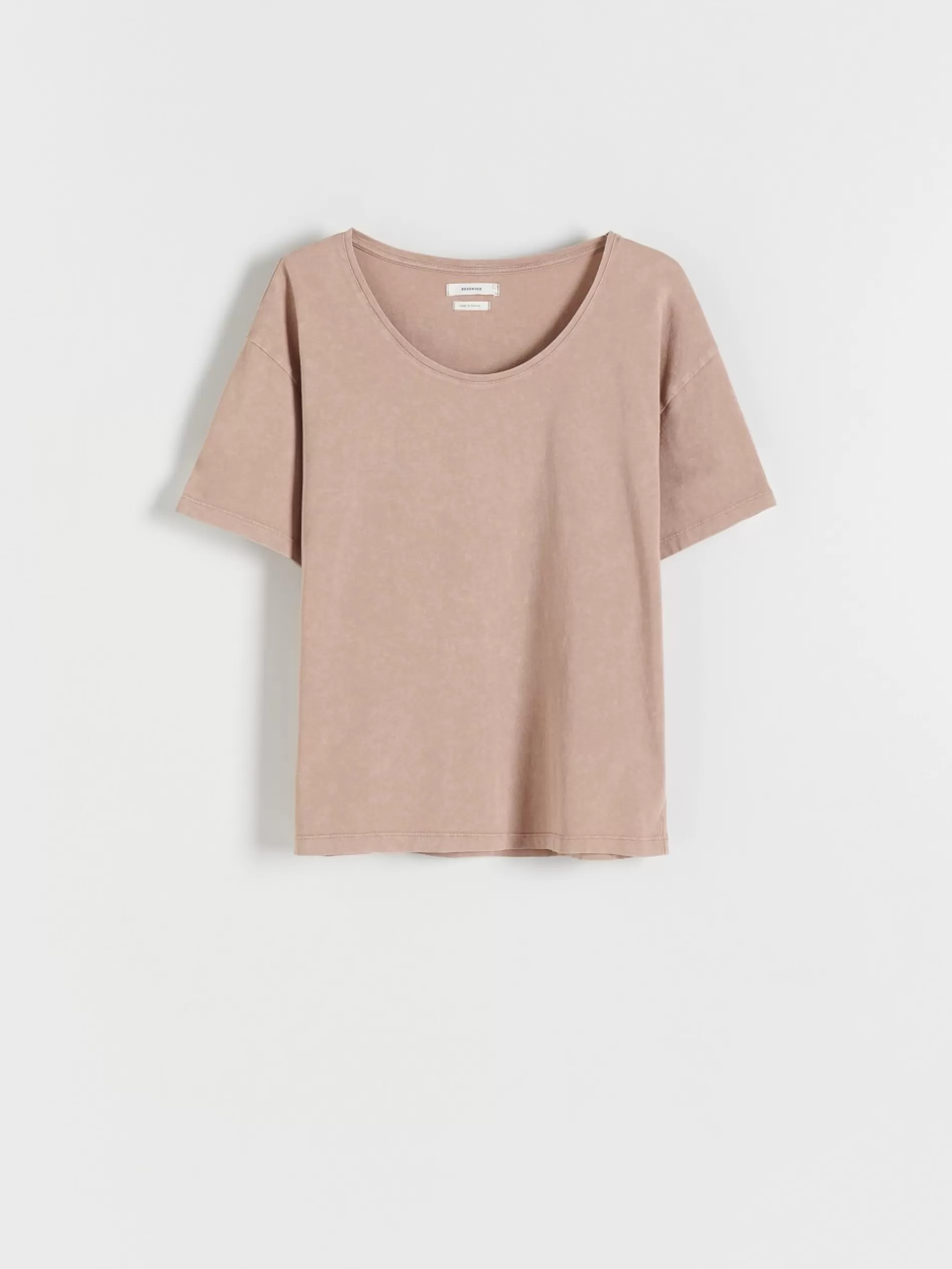 RESERVED Bawelniany T-Shirt Oversize Online