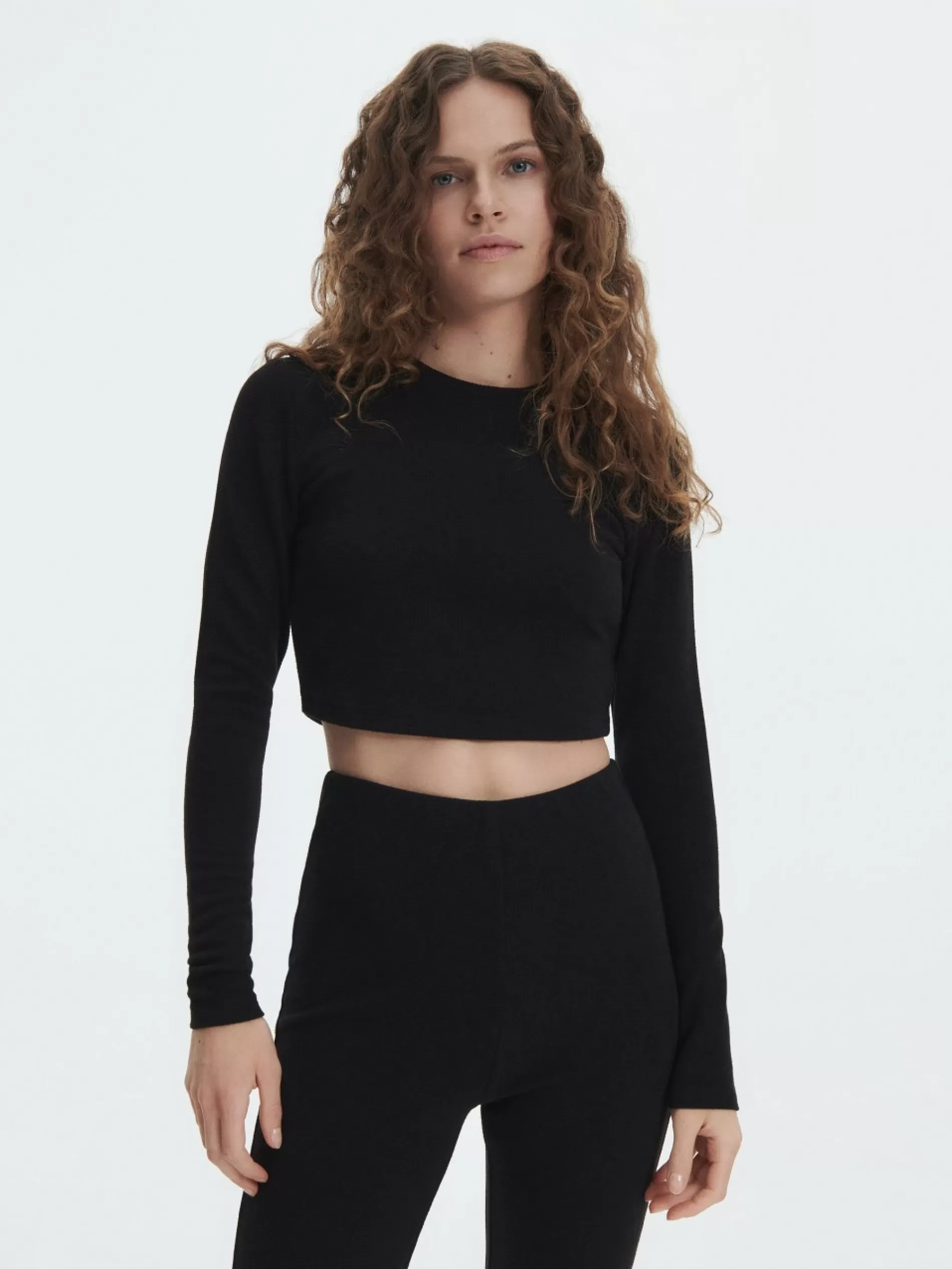 RESERVED Crop Top Z Dlugim Rekawem Online