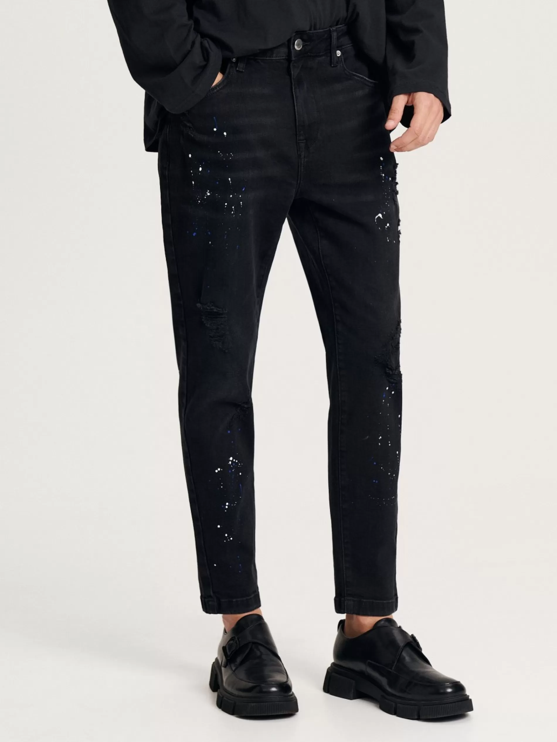 RESERVED Jeansy Carrot Slim New