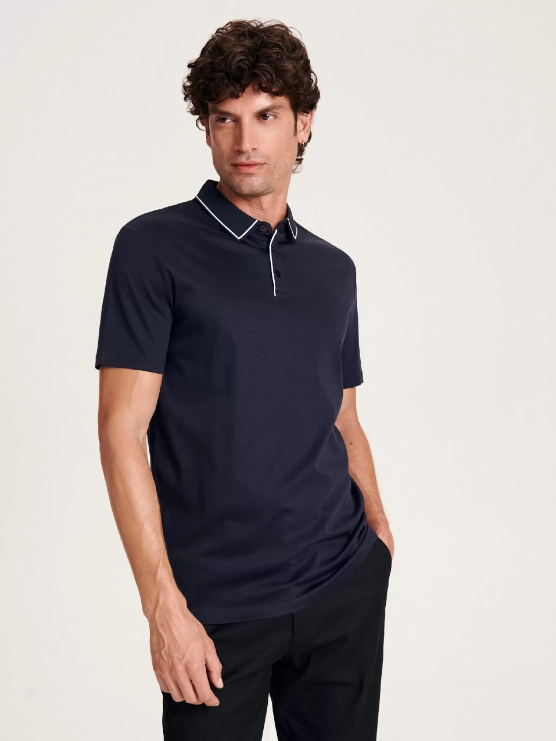 RESERVED Koszulka Polo Regular Fit Best Sale