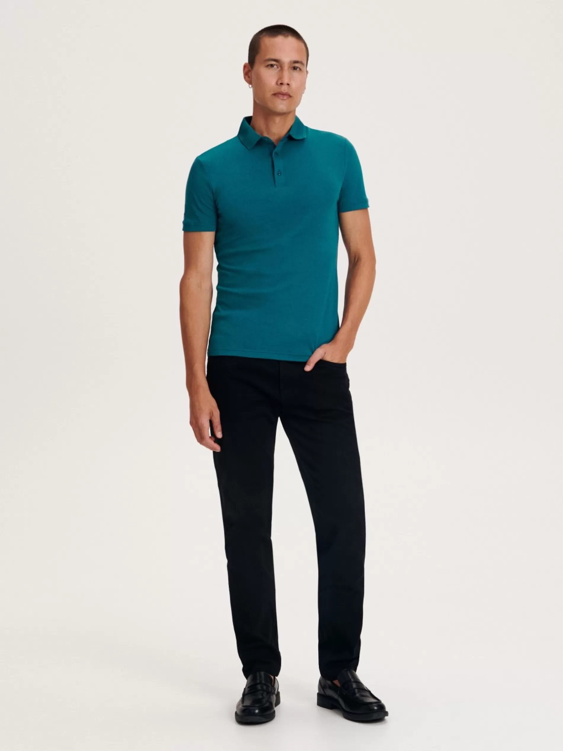 RESERVED Koszulka Polo Slim Cheap