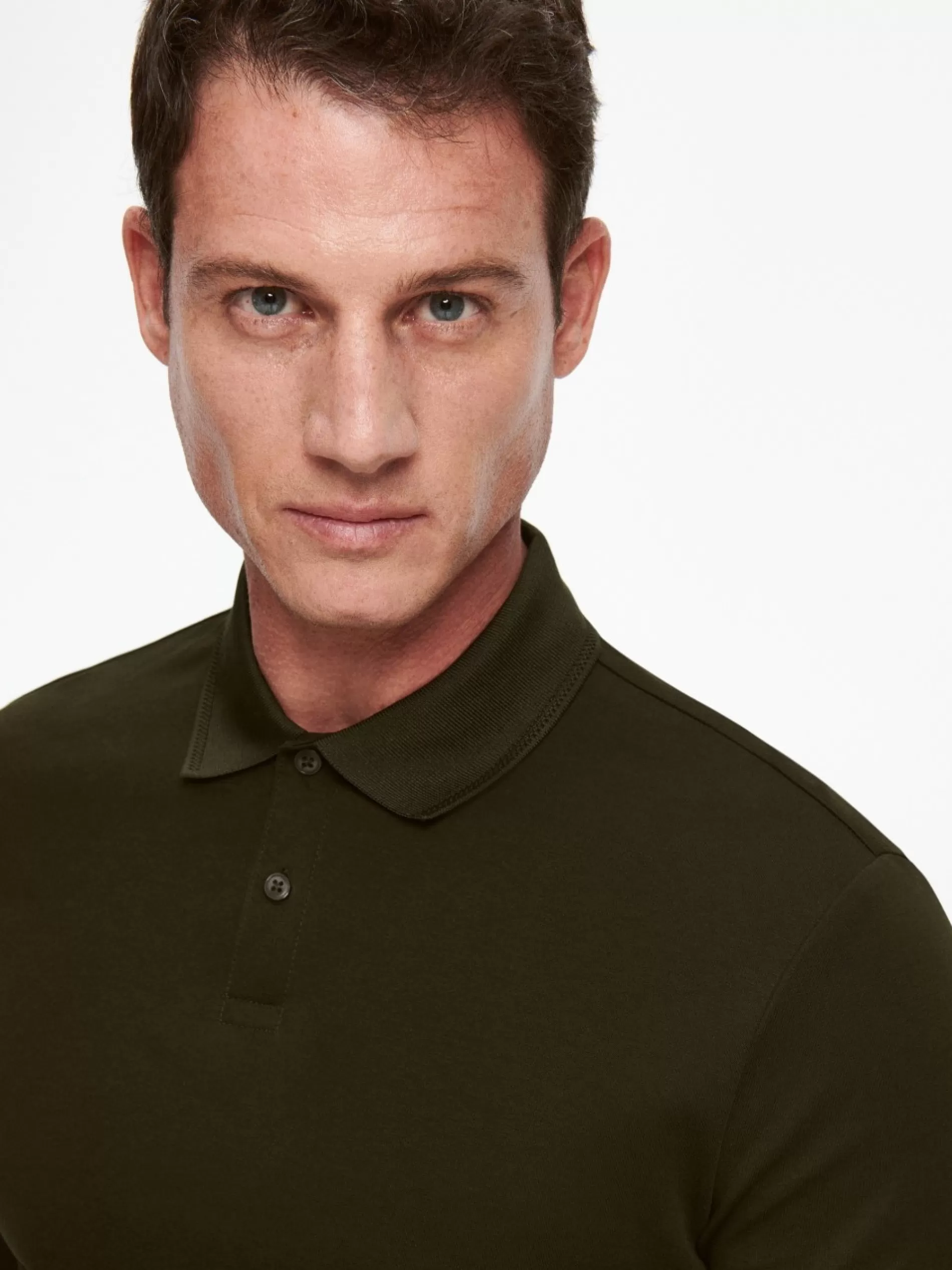 RESERVED Longsleeve Polo Slim Best Sale