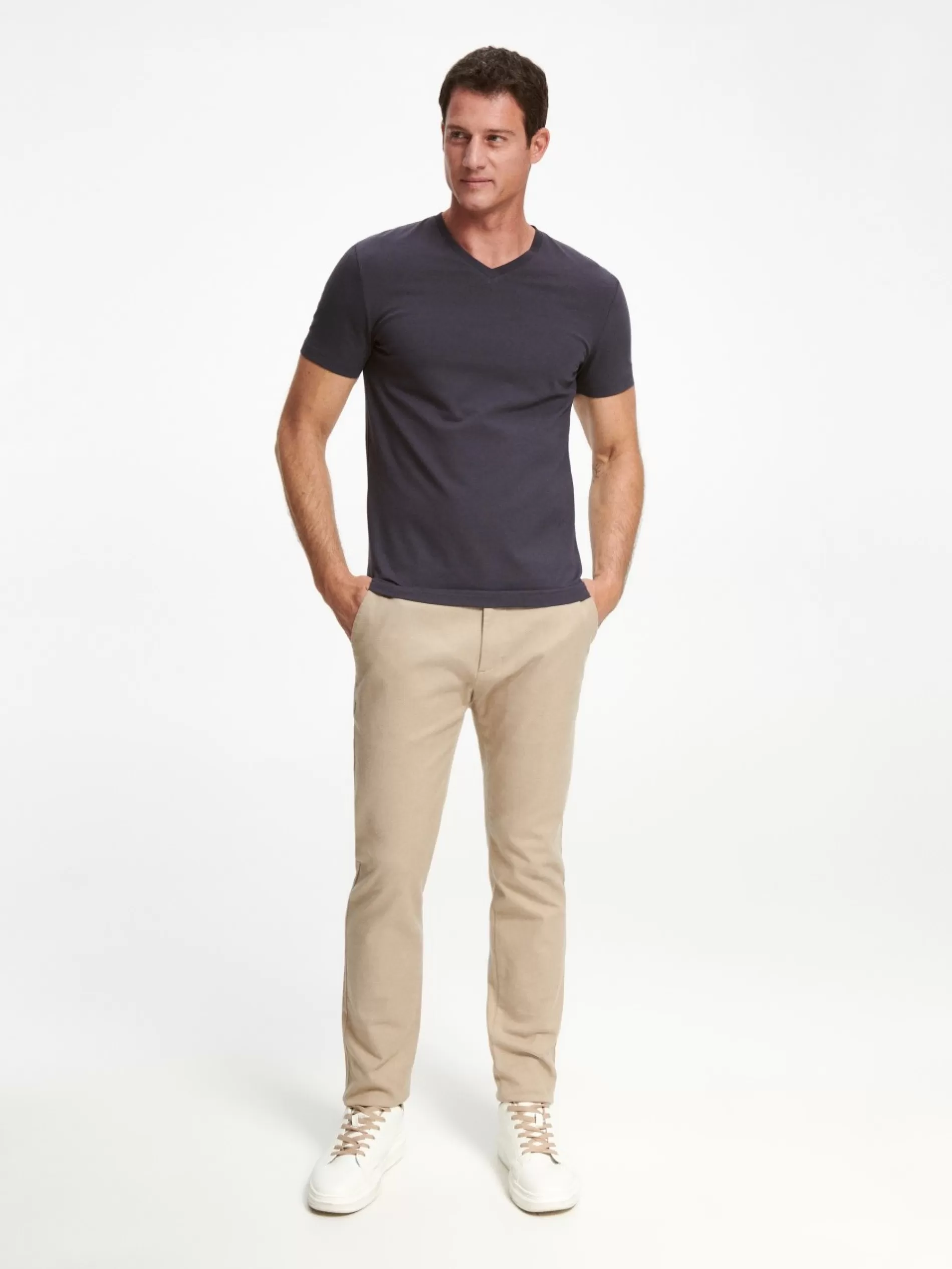 RESERVED Spodnie Chino Slim Fit Discount