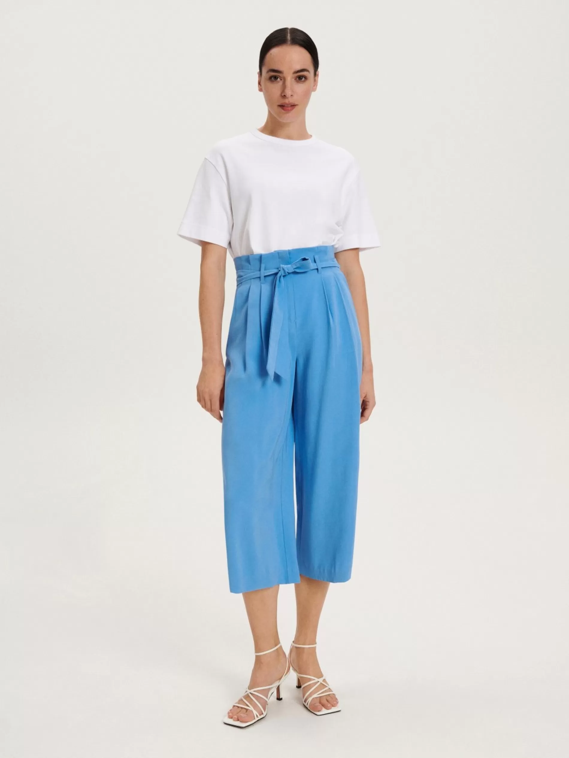 Spodnie Culotte Z Wiazaniem^RESERVED Outlet