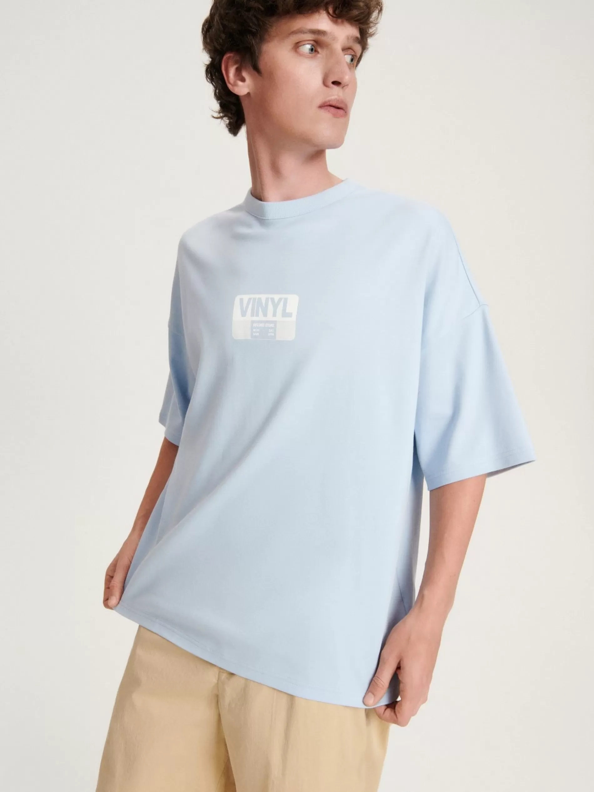 RESERVED T-Shirt Oversize Z Nadrukiem Online