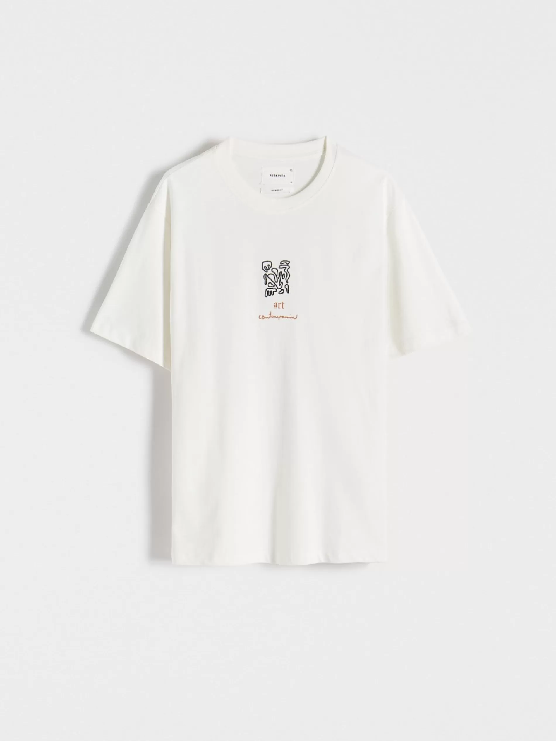 RESERVED T-Shirt Oversize Z Nadrukiem Online